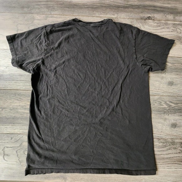 PINK FLOYD T Shirt Mens L Liquid Blue Rock Band Shirt Black Short Sleeve Music - Picture 2 of 4